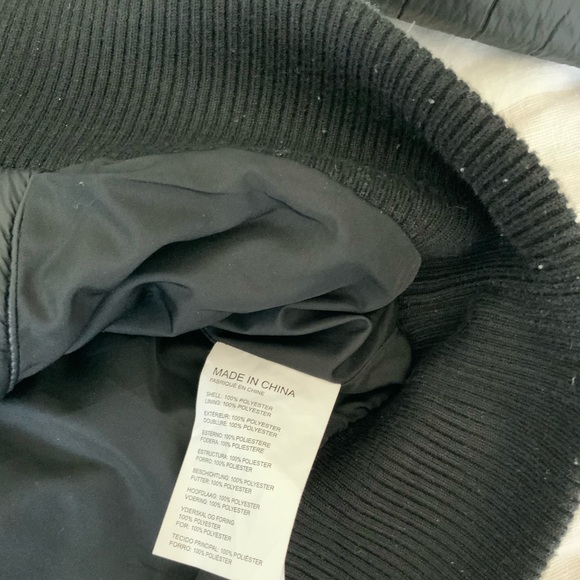 Club Monaco puffer athletic bomber jacket - Picture 4 of 4